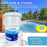50LBS 3-IN Individually Wrapped Chlorine Tablet Sanitizer for Swimming Pool , Hot Tubs or Spa (50LBS PER PACK)