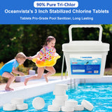 5LBS 3-IN Individually Wrapped Chlorine Tablet Sanitizer for Swimming Pool , Hot Tubs or Spa (5LBS PER PACK)