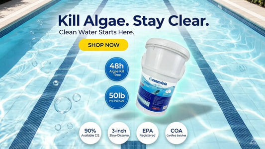 Green Pool? Kill Algae Fast and Maintain Clean Water with Chlorine or Bromine Tablets