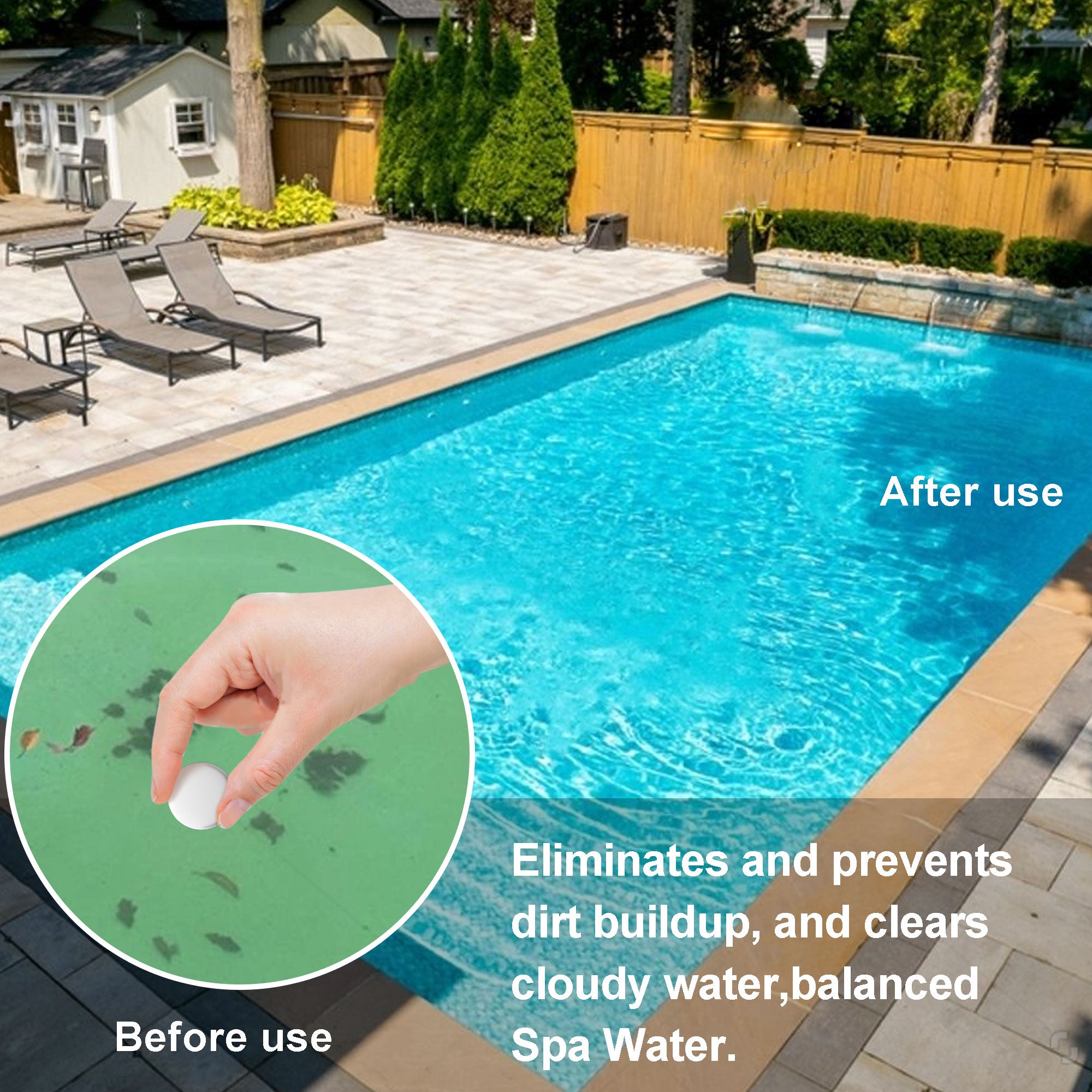 BROMIGUARD 4 LBS 1 inch Bromine Tablet for Spa, Hot Tubs or Swimming Pool